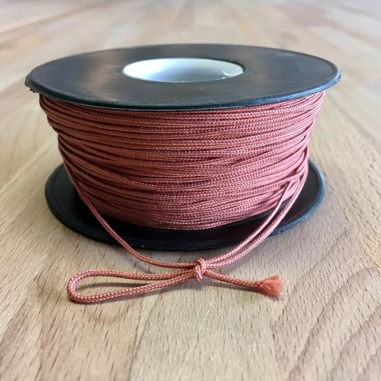 Makramézsinór nanocord PP 1 mm - Őzbarna