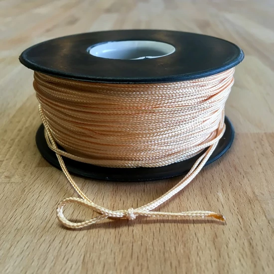 Makramézsinór nanocord PP 1 mm - Barackvirág