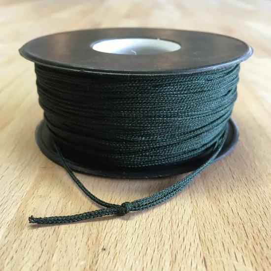 Makramézsinór nanocord PP 1 mm - Erdőzöld