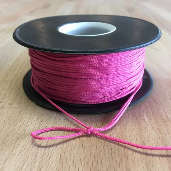 Makramézsinór nanocord PP 1 mm - Fukszia