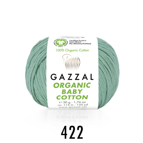 Gazzal Organic Baby Cotton – aqua