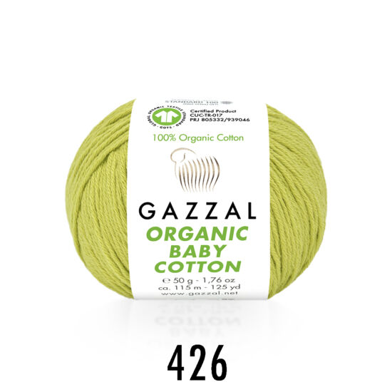 Gazzal Organic Baby Cotton – lime