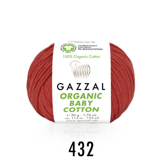 Gazzal Organic Baby Cotton – paprika