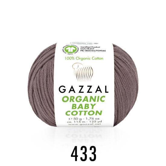 Gazzal Organic Baby Cotton – marsala