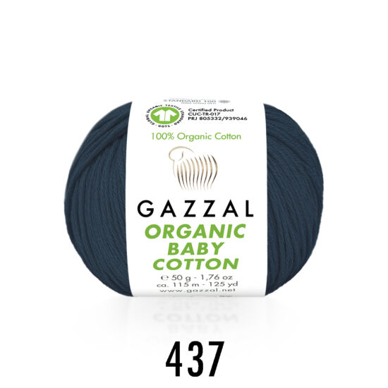 Gazzal Organic Baby Cotton – navy
