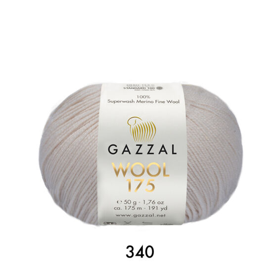 Gazzal Wool 175 100% merino – nude