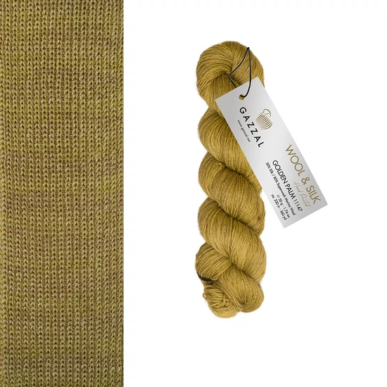 Gazzal Wool & Silk - Golden Palm