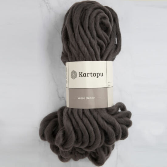 Kartopu Decor Wool 100% gyapjú fonal - sötétbarna