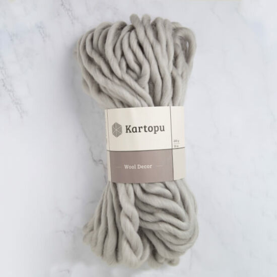 Kartopu Decor Wool 100% gyapjú fonal - szürke