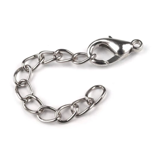 Delfinkapocs 6x10 mm hosszabbítólánccal 5 db
