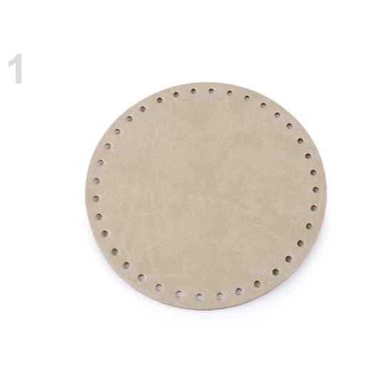 Táska alap kerek 16 cm - ekrü