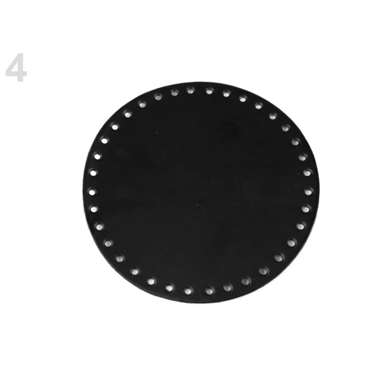 Táska alap kerek 16 cm - fekete