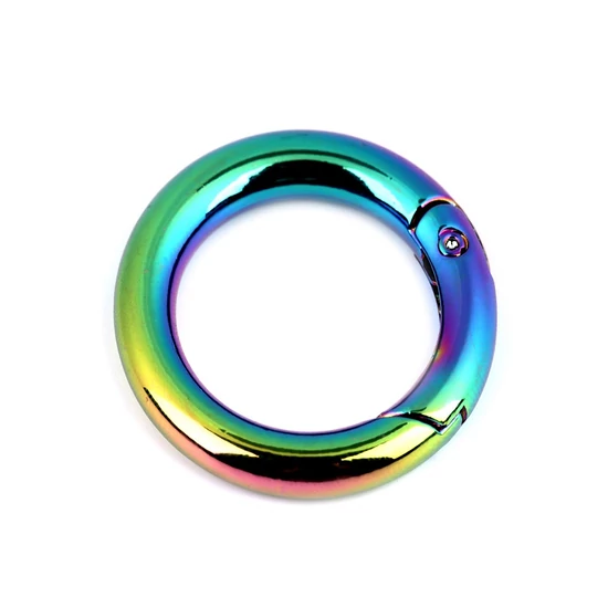 Karabiner karika szivárványos - Ø 37 mm