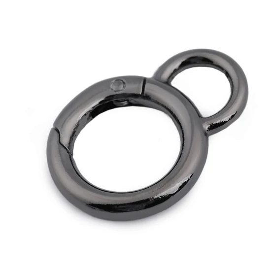 Nyitható karika 20 mm - fekete nikkel