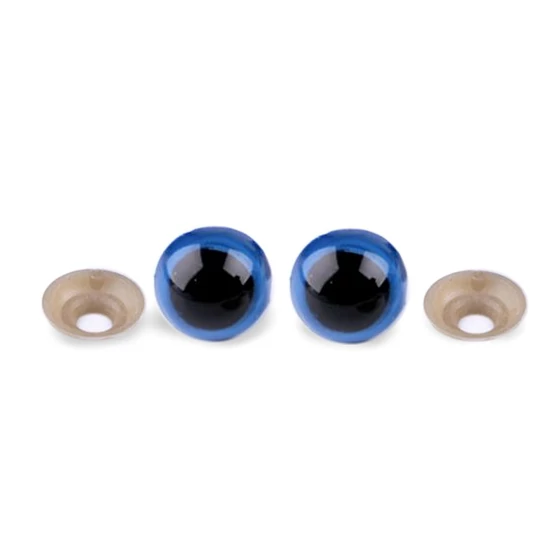 Biztonsági szem 14 mm - kék 1 pár