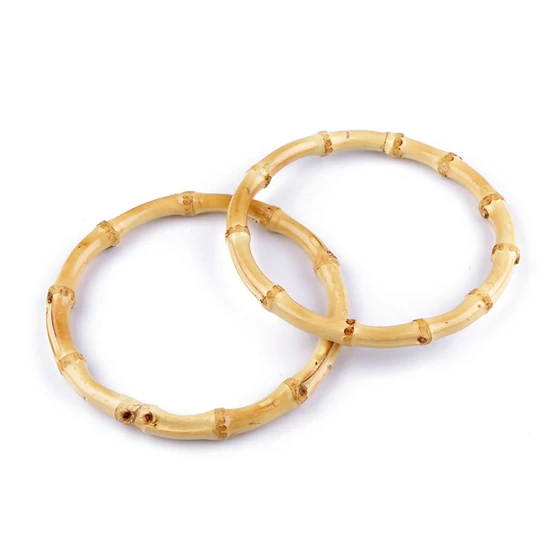 Bambusz táskafül 15 cm - párban - erős