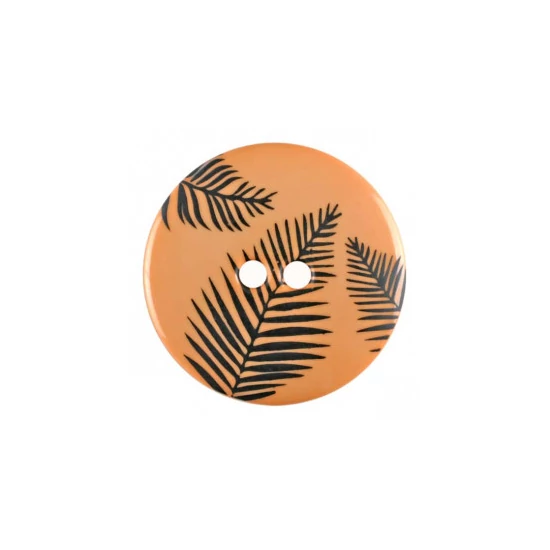 Dill gomb - tollmintás 13 mm - bézs