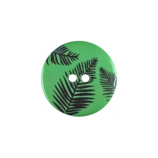 Dill gomb - tollmintás - 25 mm - zöld