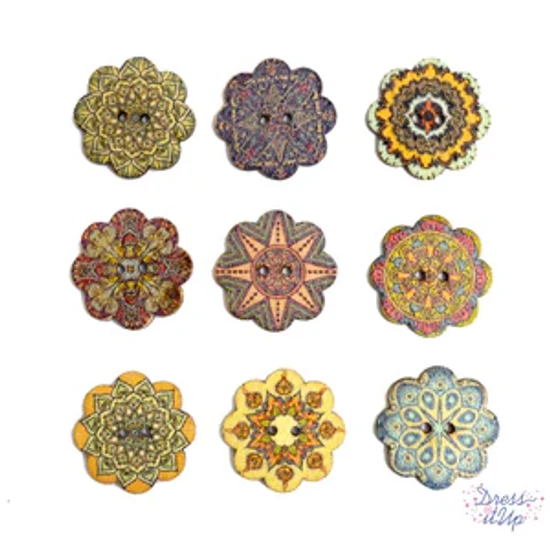 Dress it up – Wood Vintage Flowers