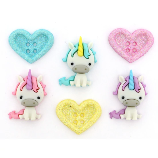 Dress It Up dekorgomb csomag - Unicorn Love