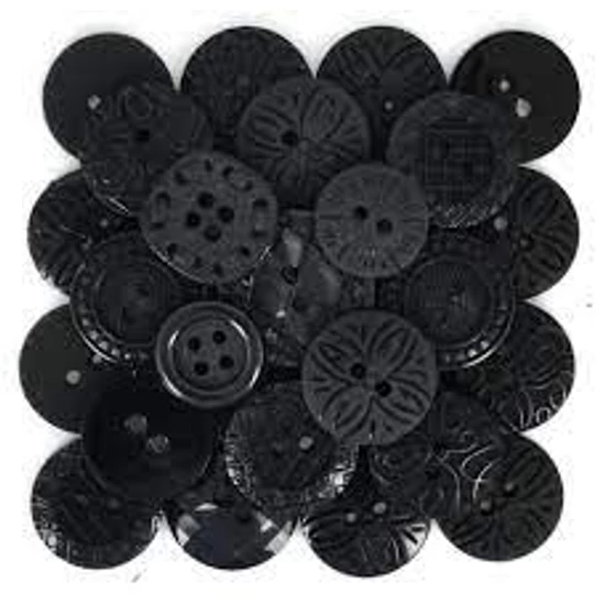 Dress It Up dekorgomb - Color me black