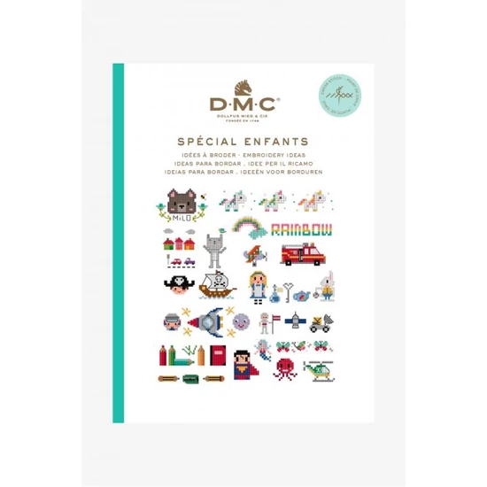 DMC keresztszemes mintafüzet - gyerekminták