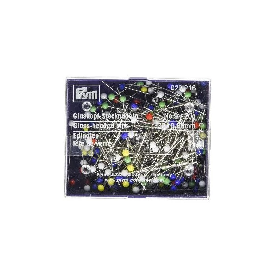 Prym gombostű üvegfejű vegyes szín 0,8x48mm Prym gombostű üvegfejű vegyes szín 0,8x48mm