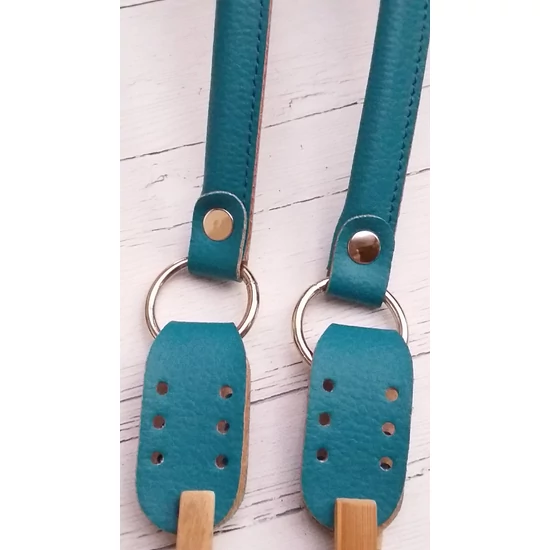 Táskafül 52+2x7 cm hosszú felvarrható - aquamarin