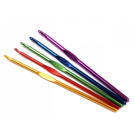 Fém horgolótű alumínium - 2,5 mm