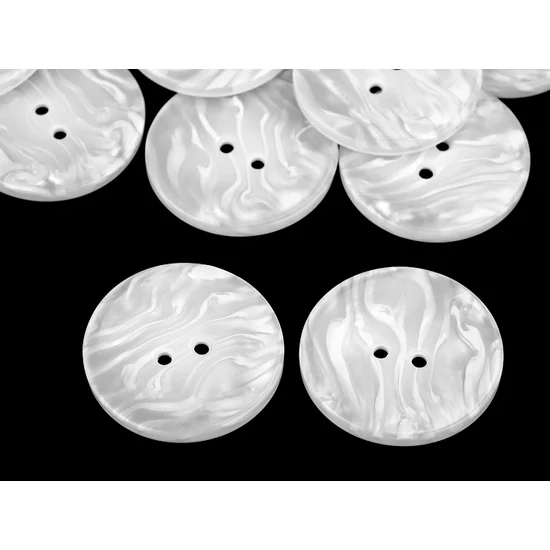 Gyöngyház gomb 38,1 mm - gyöngyház