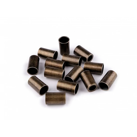 Fém zsinórvégződés 5,5x15 mm 5 db- ósárgaréz