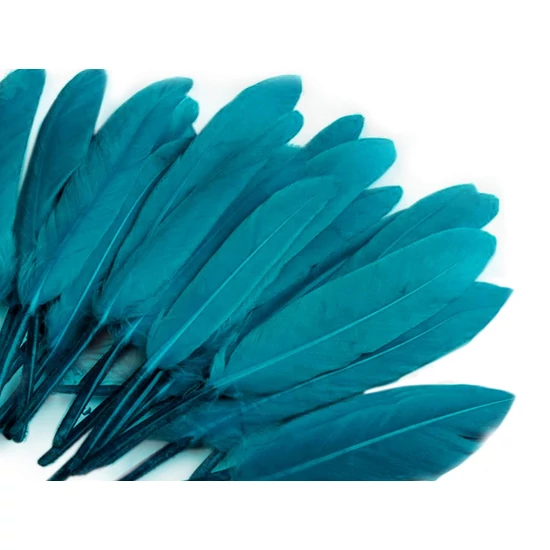 Dísz kacsa toll hossza 9-14 cm - teal