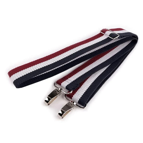 Textil crossbody táskafül karabinerrel  3,8 cm - Tengerész