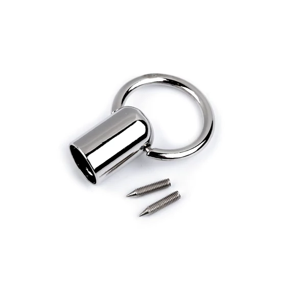 Végzáró táskafülhöz 13 mm - párban - nikkel