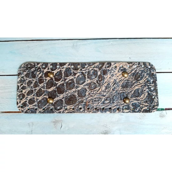 Parafa táskaalap szögletes 28x10 cm - kígyómintás