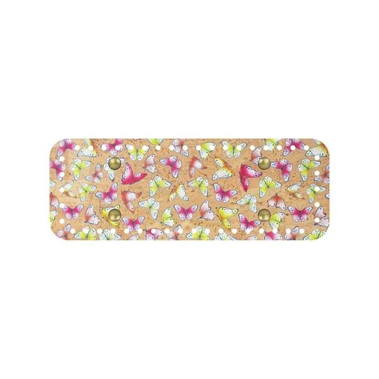 Parafa táskaalap szögletes 28x10 cm - pillangó