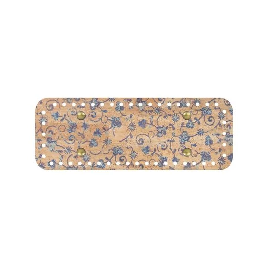Parafa táskaalap szögletes 28x10 cm - búzavirág