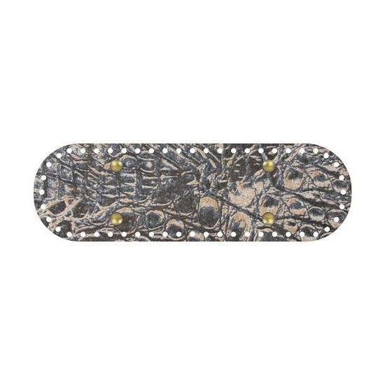 Parafa táskaalap ovális 32x10 cm - kígyómintás