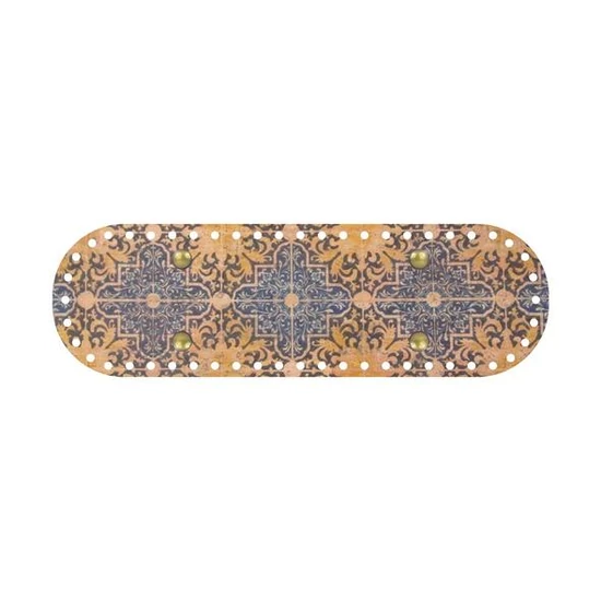 Parafa táskaalap ovális 32x10 cm - csempemintás