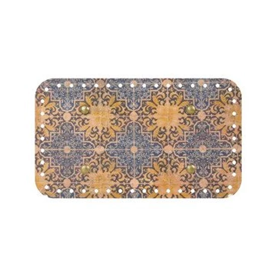 Parafa táskaalap szögletes nagy 25x14,5 cm - Csempemintás