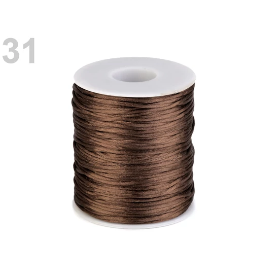 Szatén zsinór, patkányfarka 1 mm - kesudió