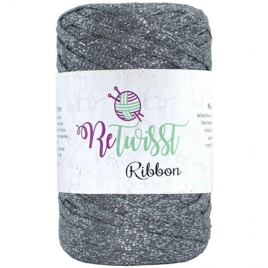 Retwisst CSILLOGÓ szalagfonal Ribbon - Füstszürke-ezüst