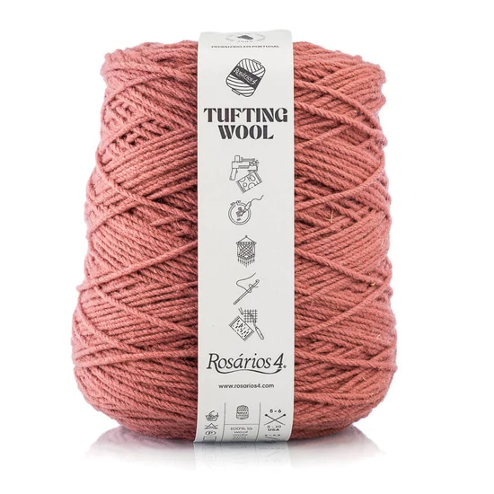 Rosários4 Tufting fonal 100% gyapjú - BLUSH