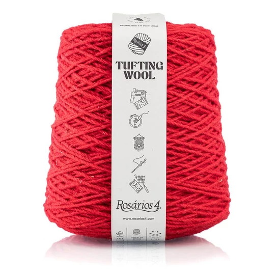 Rosários4 Tufting fonal 100% gyapjú - PIROS
