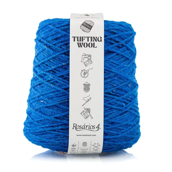 Rosários4 Tufting fonal 100% gyapjú - KIRÁLYKÉK