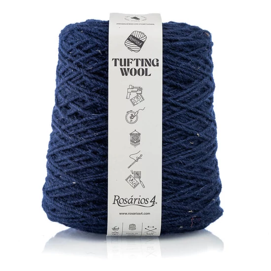 Rosários4 Tufting fonal 100% gyapjú - SÖTÉTKÉK