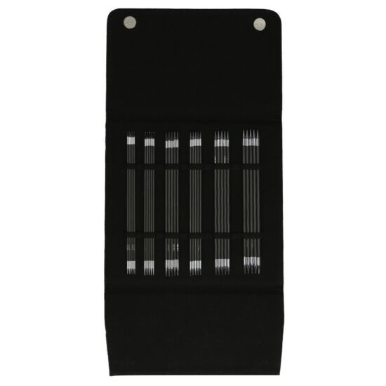 Knitpro exkluzív zoknikötőtű szett - 20 cm - noir 2,5-5 mm