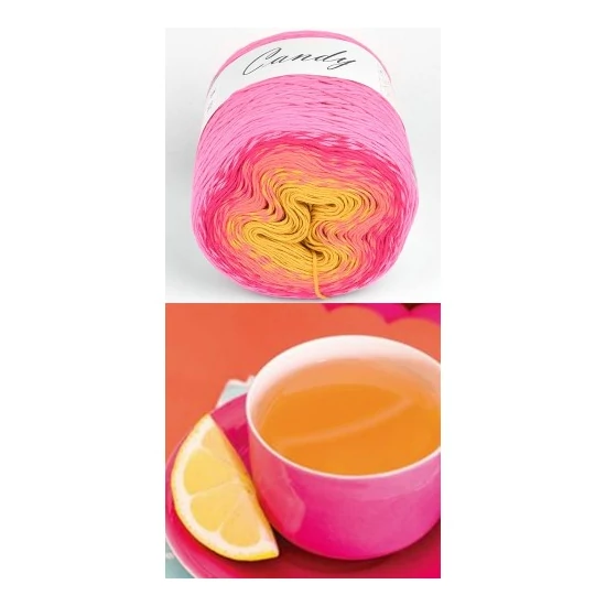 Candy pamut színátmenetes tortafonal - 772