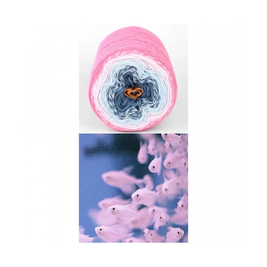 Candy pamut színátmenetes tortafonal - 875