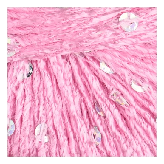 Venera flitteres fonal - Pink ezüst flitterrel